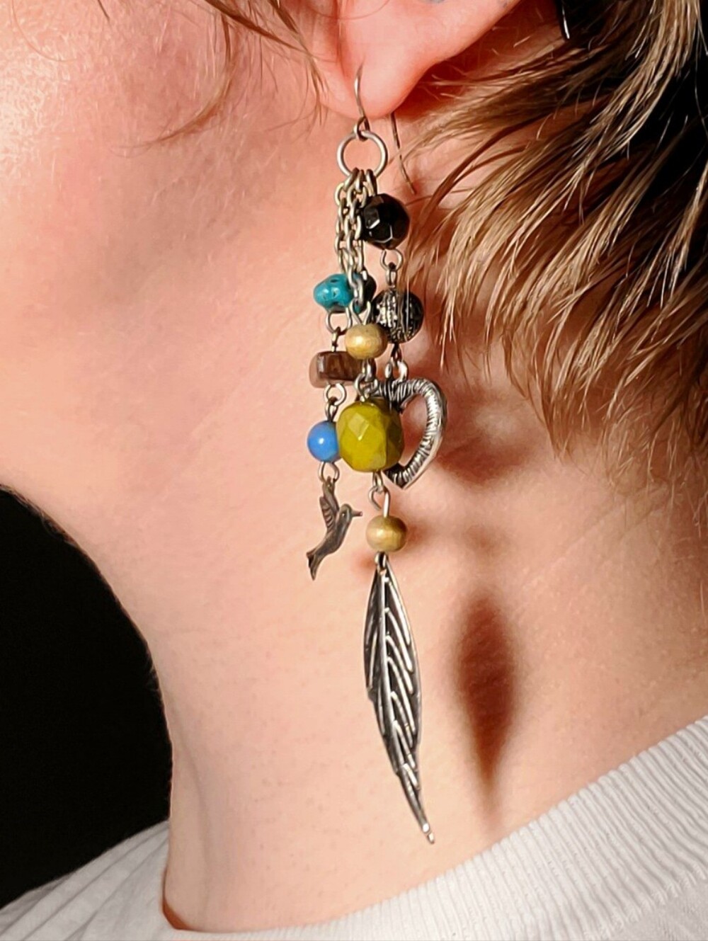 Dangly Beaded Y2k Earrings